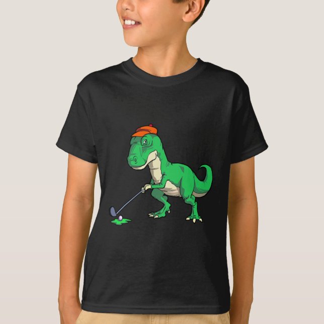Lustige T Rex Dinosaurier Golf Geschenke Shirts Fü (Vorderseite)