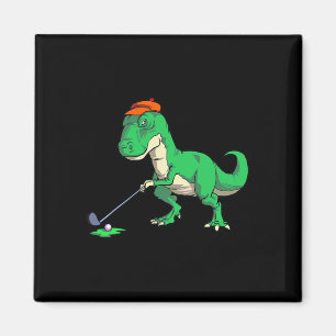 Lustige T Rex Dinosaurier Golf Geschenke Shirts Fü Magnet
