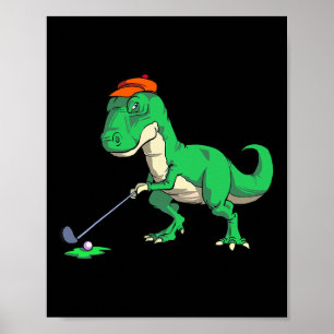 Lustige T Rex Dinosaurier Golf Geschenke Shirts Fü Poster