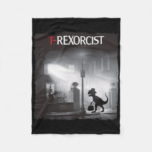 Lustige T-Rex-Horror-Parodie Dinosaurier Halloween Fleecedecke