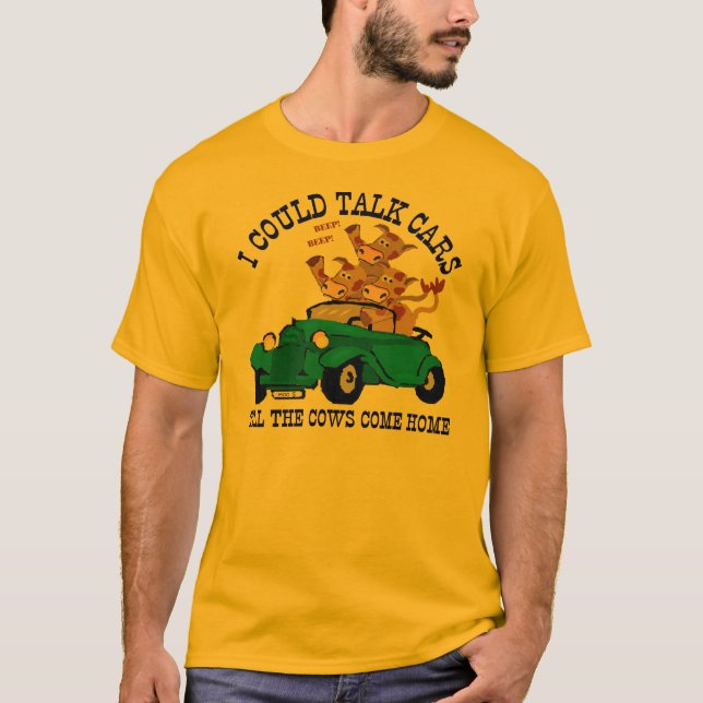 Lustige T - Shirts des Auto-Gespräches (Vorderseite)