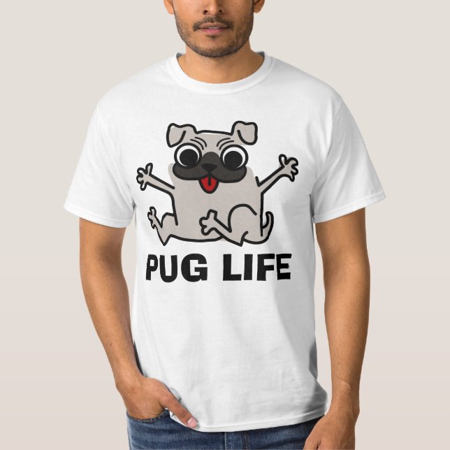 Lustige T - Shirts DES MOPS-LEBENS Hunde (Vorderseite)