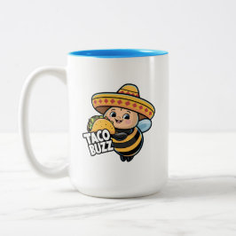 Lustige Taco Buzz Hummel Zweifarbige Tasse