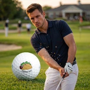 Lustige Taco-Golfbälle, individuelles Geschenk mit Golfball