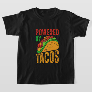 Lustige Taco-Power-Wort-Kunst  T-Shirt