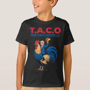 Lustige Taco Trump Hühner Taco Mexikanisches Essen T-Shirt