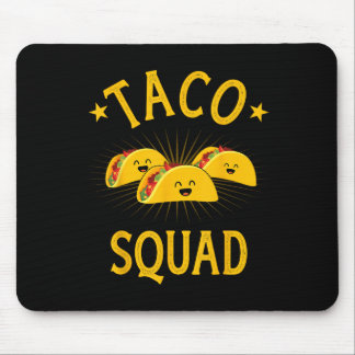 Lustige Taco-Truppe für Taco-Dienstag-Crew und Cin Mousepad