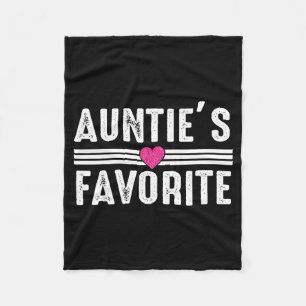 Lustige Tante Favorit Sohn Tochter Ich bin Tante's Fleecedecke