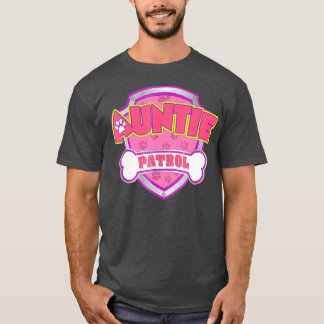 Lustige Tante Patrol Hundemama Papa für Männer Fr T-Shirt
