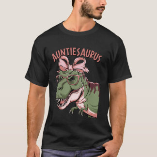 Lustige Tante T-Rex mit Einstellung T-Shirt