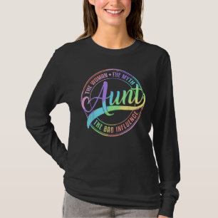 Lustige Tante Vintage-Tante Frau Mythos Schlecht T-Shirt