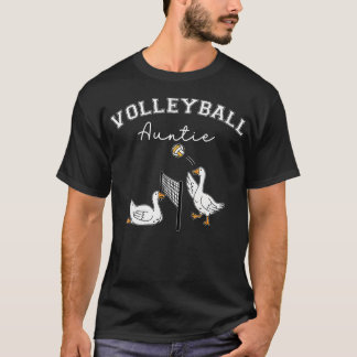Lustige Tante Volleyball Verrückte Gans Spieler Sp T-Shirt