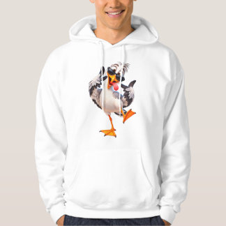Lustige tanzende Möwe Hoodie