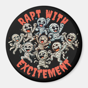 Lustige tanzende Mumien, begeistert vor Aufregung Magnet