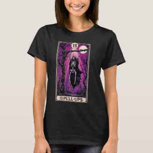 Lustige Tarot-Karten-Klimmzug-Turnhalle Okkultes W T-Shirt