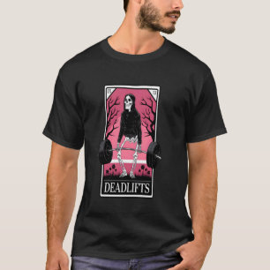 Lustige Tarotkarte-Tiefheben-Gym-Workout-Okkult-Le T-Shirt