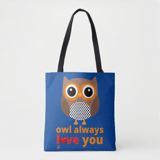 lustige Tasche "OWL IMMER LIEBE YOU" (Vorderseite)