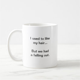 lustige Tasse für kahlköpfige Typ