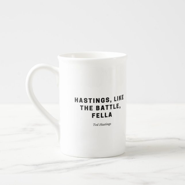 Lustige Tasse - Linie von Zitat AufgabeTed (Links)