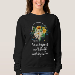 Lustige Tatsache Ich Bin Ein Introvertierter Und I Sweatshirt