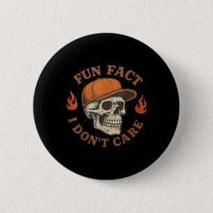 Lustige Tatsache, Ist mir egal, Lustiges Skelett S Button