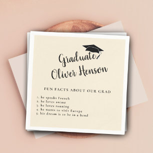 Lustige Tatsache über einfache Graduierungsfeier  Serviette