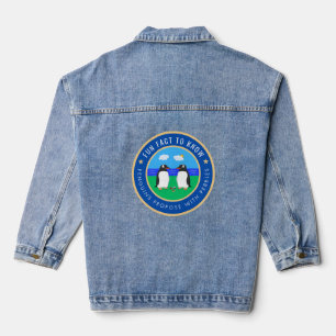 Lustige Tatsache über Pinguine Jeansjacke
