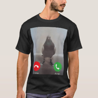Lustige Tauben-Anruf-Meme-Alberne-Brainrot-Abstrus T-Shirt