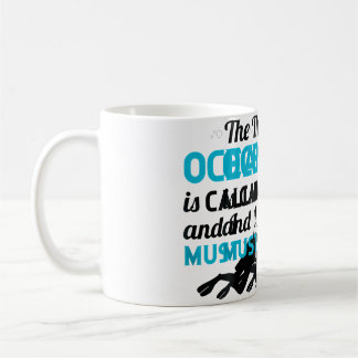 Lustige Taucher Tauchende Kaffeetasse
