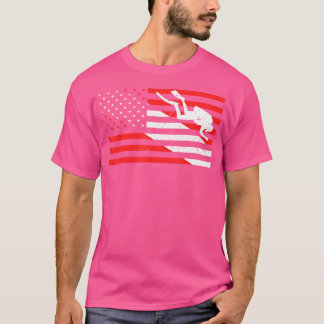 Lustige Taucher-Tauchflagge Professioneller Tauche T-Shirt