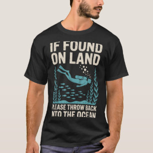 Lustige Tauchkunst für Männer Frauen Taucher S T-Shirt