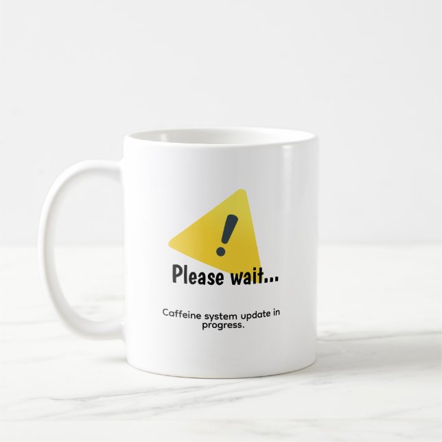 Lustige Tech-Kaffeetasse, Geschenk für Programmier Kaffeetasse (Links)