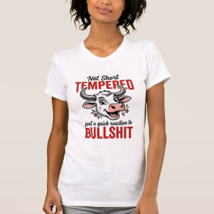 Lustige Temperamentierte Kuh Vintage T-Shirt