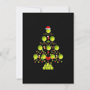 Lustige Tennisball-Weihnachtsbaumdekorationen Froh Einladung