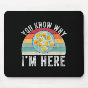 Lustige Thanksgiving Deviled Eggs, du weißt warum Mousepad