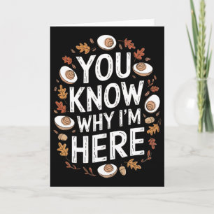 Lustige Thanksgiving Liebhaber von gefüllten Eiern Karte
