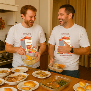Lustige Thanksgiving-Reste für Foodies T-Shirt