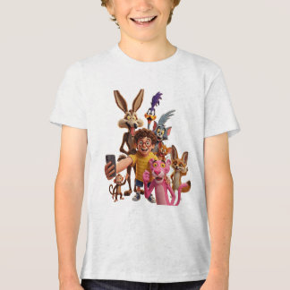 Lustige Tier-Selfie-Squad-Cartoon-Design Tri-Blend Shirt