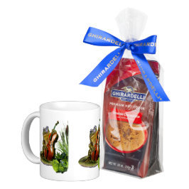 Lustige Tier-Tasse mit dem Cello, der Frosch Tasse