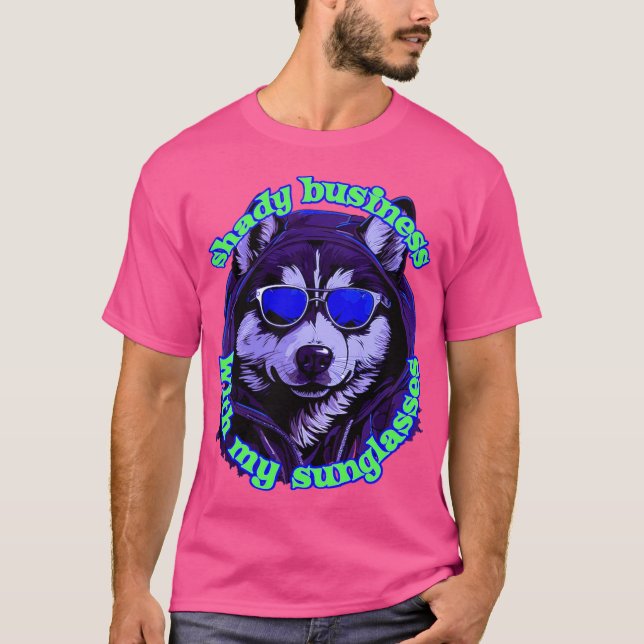 Lustige Tierkunst T-Shirt (Vorderseite)