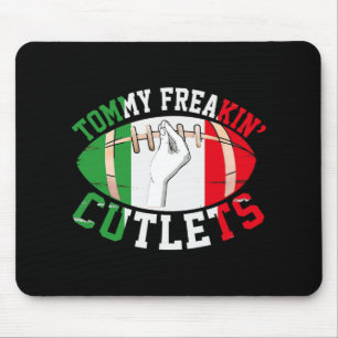 Lustige Tommy verrückte Schnitzel New Jersey Itali Mousepad