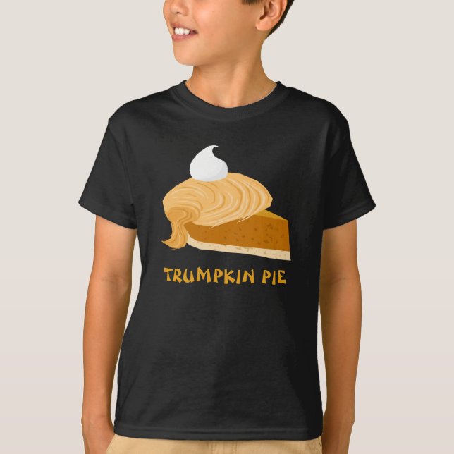 Lustige Torte Donald Trump Trumpkin T-Shirt (Vorderseite)
