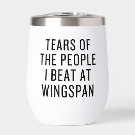 Lustige Tränen der Leute, die ich bei Wingspan bes