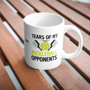 Lustige Tränen meiner Pickleball-Gegner Kaffeetasse