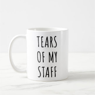 Lustige Tränen meines Teams Tasse für Chef Geschen