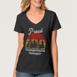 Lustige Transportmanager-Shirts Berufsbezeichnung T-Shirt