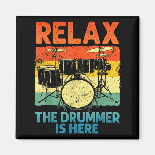Lustige Trommelkunst für Männer Frauen Drumline Sc Magnet