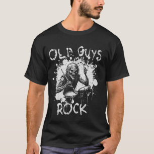 Lustige Trommler-Grafiken für Männer, Alte Kerle r T-Shirt