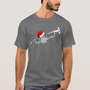 Lustige Trompete Weihnachten Trompete Spieler Musi T-Shirt