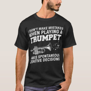 Lustige Trompeter Kunst für Männer Frauen Trompete T-Shirt